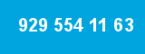 929 554 11 63 929 554 11 63